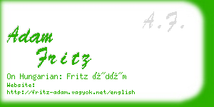 adam fritz business card